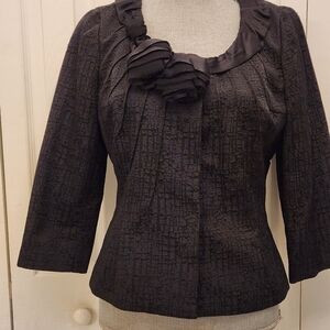 Etcetra Elegant Black Women's Jacket Sz 6